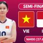 TRỰC TIẾP bóng chuyền nữ Việt Nam vs Indonesia - Link xem bán kết bóng chuyền nữ U18 Đông Nam Á 2026