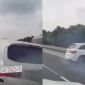 Tranh cãi Mercedes-Benz vượt ẩu trên cao tốc Hà Nội – Hải Phòng và cái kết bị húc văng như bóng