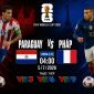 VTV trực tiếp bóng đá Paraguay vs Pháp - Link xem trực tiếp World Cup 2026 hôm nay 5/7 trên VTV3