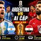 Kết quả bóng đá, tỷ số Argentina vs Ai Cập - World Cup 2026: Salah toả sáng, Messi nhận trái đắng