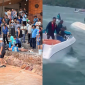 Hiện trường lật ca nô chở khoảng 30 du khách nước ngoài ở Phú Quốc, hé lộ nguyên nhân ban đầu