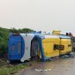 Hiện trường vụ xe khách lao khỏi cao tốc Pháp Vân - Cầu Giẽ khiến 4 người tử vong: Nhân chứng kể lại khoảnh khắc ám ảnh
