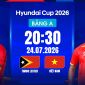 Link xem trực tiếp Việt Nam vs Timor Leste 20h30 ngày 24/7 - VTV6 trực tiếp ASEAN Cup 2026 hôm nay