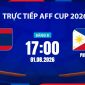 VTV5, VTV6 TRỰC TIẾP bóng đá Lào vs Philippines hôm nay 1/8 - Link xem trực tiếp AFF Cup 2026 mới nhất