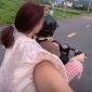 Cái kết bất ngờ vụ nữ sinh lớp 9 dùng chân lái xe máy điện ở Quảng Ninh
