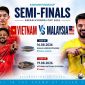 VTV trực tiếp Bán kết AFF Cup 2026 - Lịch trực tiếp Việt Nam vs Malaysia; Thái Lan vs Singapore