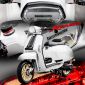 Lambretta V200 độ full đồ hiệu Brembo, Ohlins, carbon fiber và REMUS khiến dân chơi phải ngoái nhìn