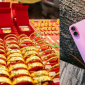 Giá vàng hôm nay trưa 18/8 quay đầu sụt giảm, vàng thế giới vượt mốc 4.400 USD, iPhone 16 Plus rẻ bèo