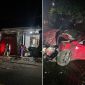 Nguyên nhân tài xế ô tô tập sập cổng 2 nhà dân khiến nhiều tài sản hư hỏng nặng? Kết quả nồng độ cồn