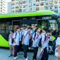 Quảng Ninh triển khai xe bus điện miễn phí đưa đón học sinh đến trường