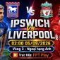 Trực tiếp bóng đá Ipswich Town vs Liverpool - Link xem trực tiếp Ngoại hạng Anh hôm nay 5/9 trên FPT Play