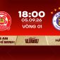 Trực tiếp bóng đá V.League hôm nay 5/9 - Link xem trực tiếp CA TPHCM vs Hà Nội FC trên FPTPlay