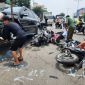 Vụ ô tô Mercedes tông liên hoàn 3 xe máy ở TPHCM: Hiện trường ghi nhận cảnh tượng đáng chú ý