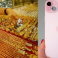 Giá vàng hôm nay chiều 18/9: Vàng SJC, vàng 9999 tăng gần 2 triệu đồng mỗi lượng, iPhone 15 Plus rẻ bèo