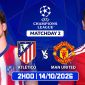 Dự đoán tỷ số Atletico vs Man Utd 2h ngày 14/10 - Nhận định bóng đá Champions League hôm nay