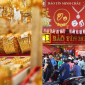 Bảng giá vàng hôm nay trưa 18/10: Vàng SJC vàng 9999 đảo giảm thêm, thị trường 'đỏ lửa' từng giờ
