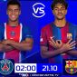 VTV, TV360 trực tiếp bóng đá PSG vs Barcelona - Link xem trực tiếp UEFA Champions League hôm nay
