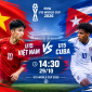 LINK xem trực tiếp U15 Việt Nam vs U15 Cuba - Trực tiếp bóng đá U15 World Cup 2026 hôm nay 29/10