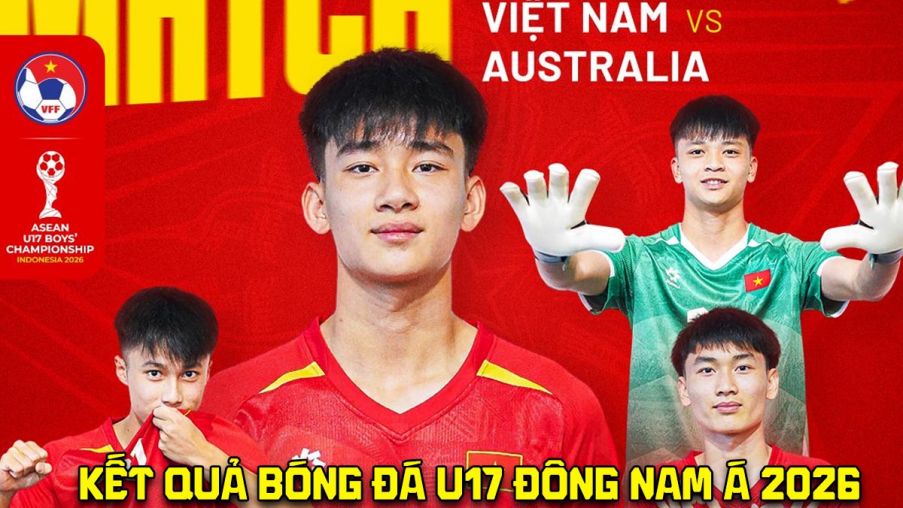 Kết quả, tỷ số U17 Việt Nam vs U17 Australia hôm nay 22/4: 'Quang Hải 2.0' đi vào lịch sử Đông Nam Á