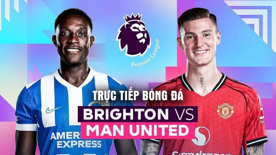 Xem trực tiếp bóng đá Brighton vs Man Utd ở đâu, kênh nào? Link xem trực tiếp Ngoại hạng Anh vòng 38