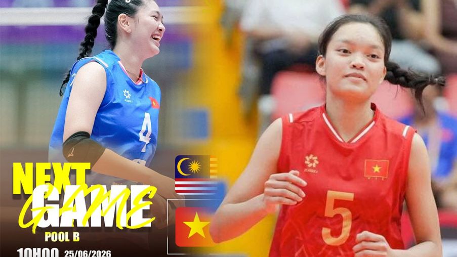 Xem TRỰC TIẾP bóng chuyền nữ Việt Nam đấu Malaysia ở đâu, kênh nào? Link xem bóng chuyền U18 Đông Nam Á 2026