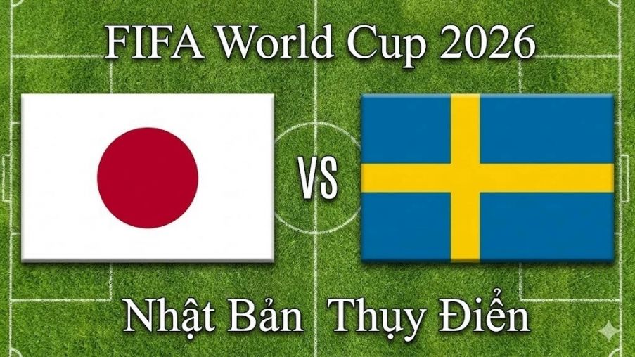 VTV2, VTVgo TRỰC TIẾP bóng đá Nhật Bản vs Thụy Điển hôm nay 26/6 - Link xem trực tiếp World Cup 2026 mới nhất