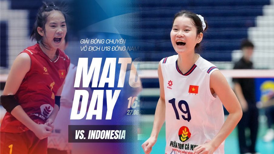 Xem TRỰC TIẾP bóng chuyền nữ Việt Nam đấu Indonesia ở đâu, kênh nào? Link xem bóng chuyền U18 Đông Nam Á 2026