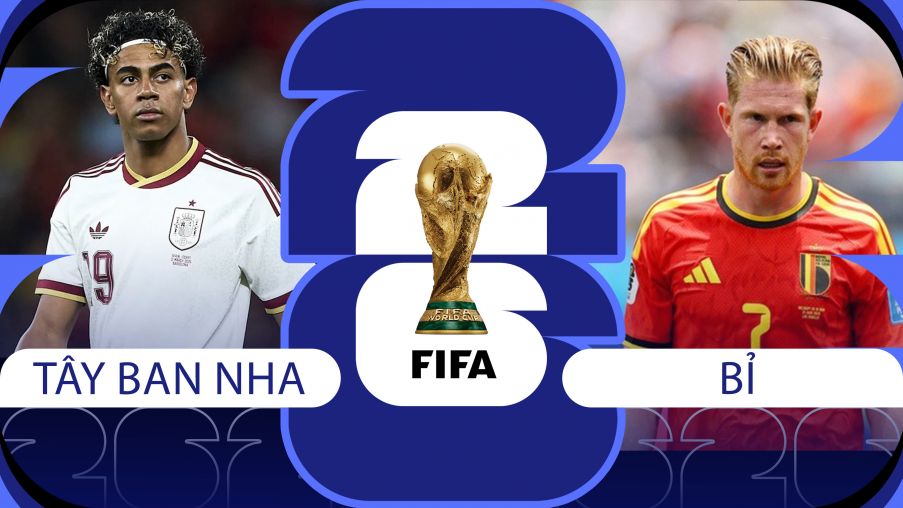 Nhận định bóng đá, dự đoán tỷ số Tây Ban Nha vs Bỉ, 2h ngày 11/7 -Tứ kết World Cup 2026: Yamal 'đại chiến' Bruyne