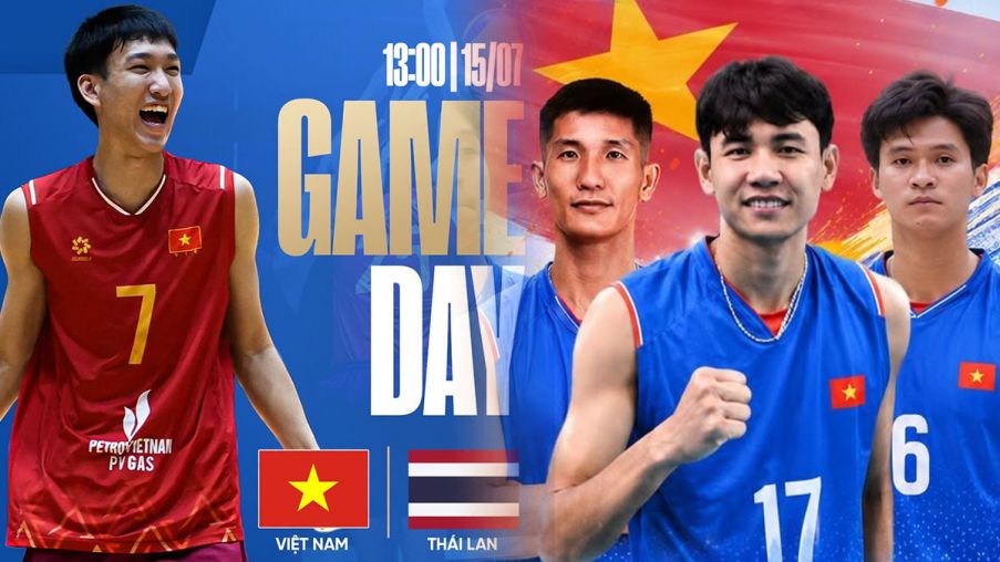 TRỰC TIẾP bóng chuyền Việt Nam vs Thái Lan hôm nay 15/7- Link xem bóng chuyền SEA V.Cup 2026