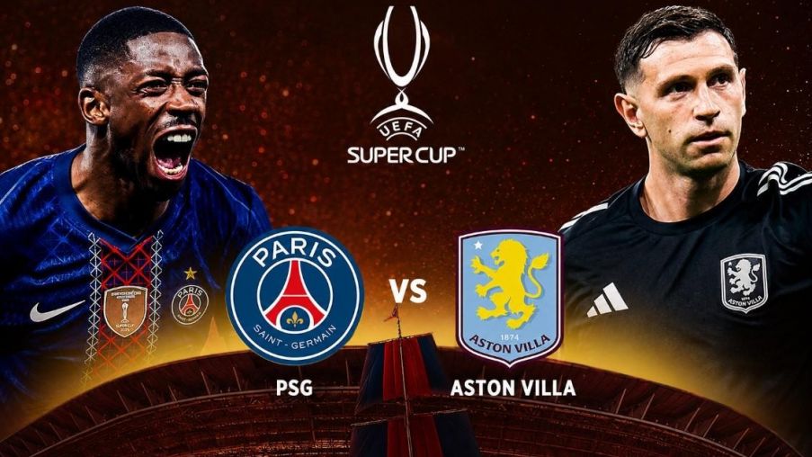 Link xem trực tiếp bóng đá PSG vs Aston Villa hôm nay 13/8 - VTV, TV360 trực tiếp Siêu Cup châu Âu 2026
