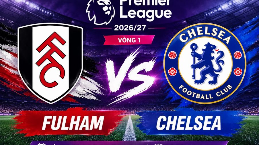 Lịch thi đấu Ngoại hạng Anh 2026/27 hôm nay 24/8: Derby London giữa Chelsea và Fulham