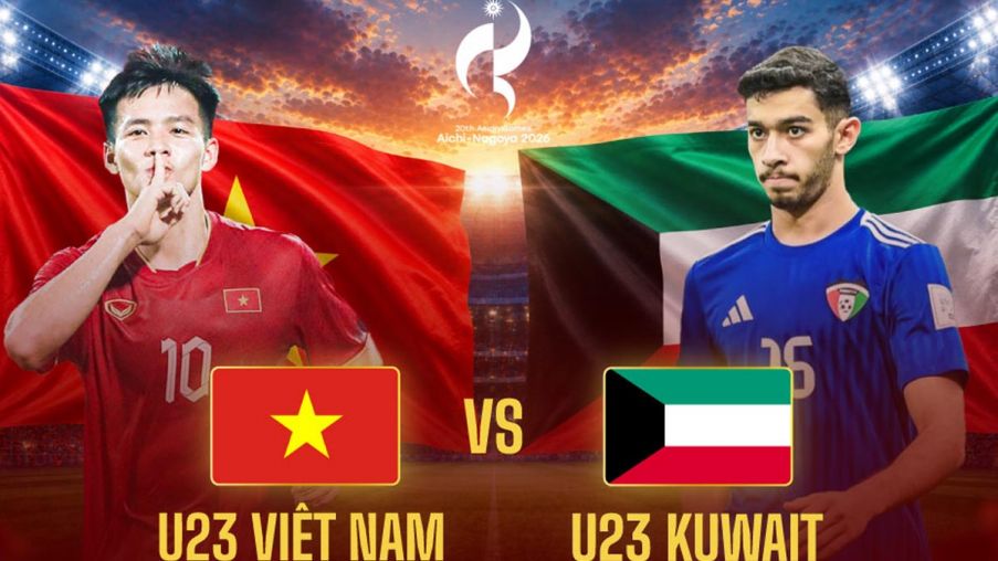 VTV trực tiếp bóng đá nam ASIAD 2026 - Link xem trực tiếp U23 Việt Nam vs U23 Kuwait hôm nay 15/9